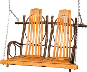 Hickory Double Rocker Style Swing