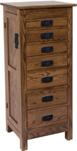 48 inch Mission Jewelry Armoire