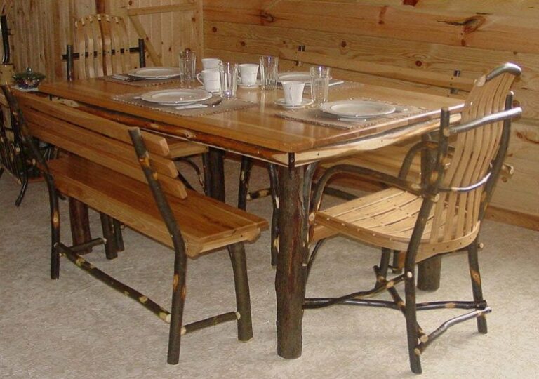 Custom Hickory Farmer Dining Set