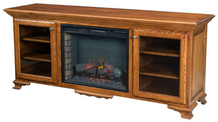 Amish Madison Fireplace Entertainment Center