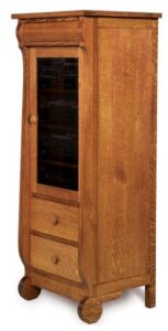 Old Classic Sleigh Deluxe Stereo Cabinet