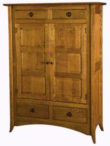 Shaker Hill Two Door Cabinet with Raised Panels