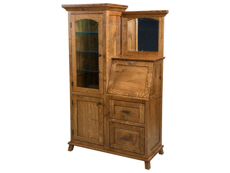 curio desk cabinet