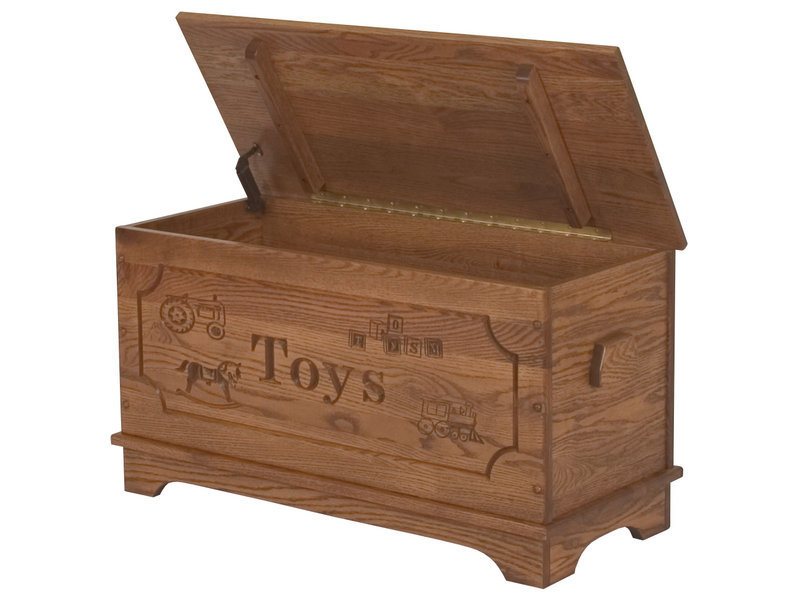 Amish Wood Toy Box | Amish Wood Toy Box - Brandenberry Amish Furniture