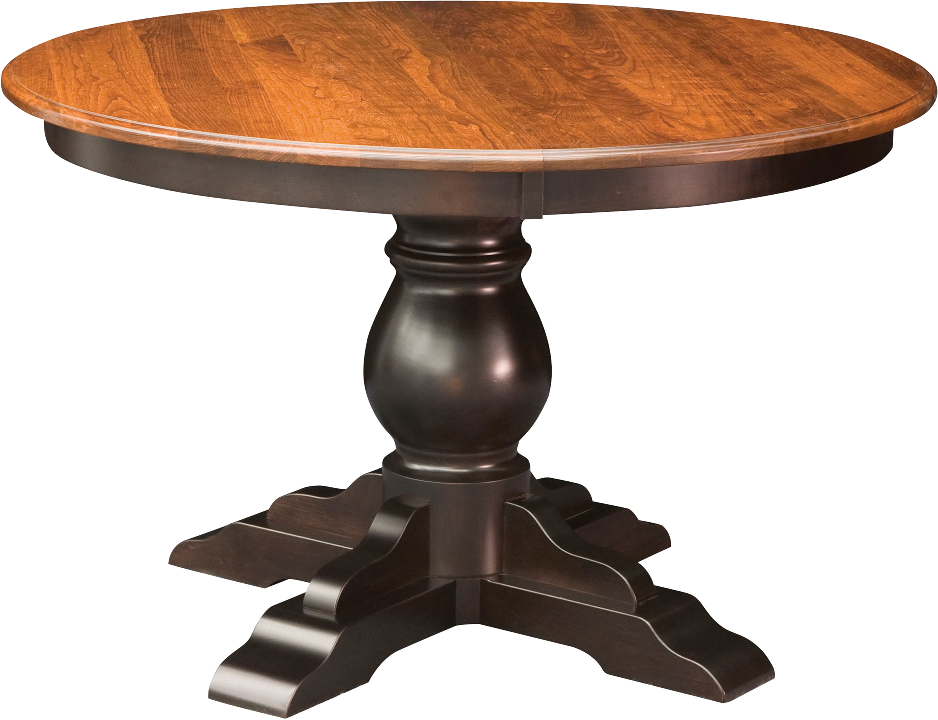 Dining Room Table Heavy Wood Pedestal Base