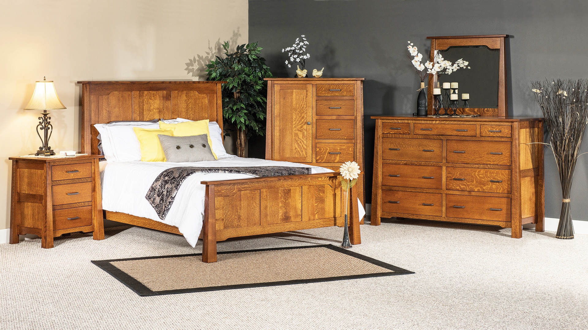 contemporary amish bedroom furniture