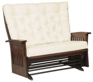 Finley Slat Deluxe Glider Love Seat