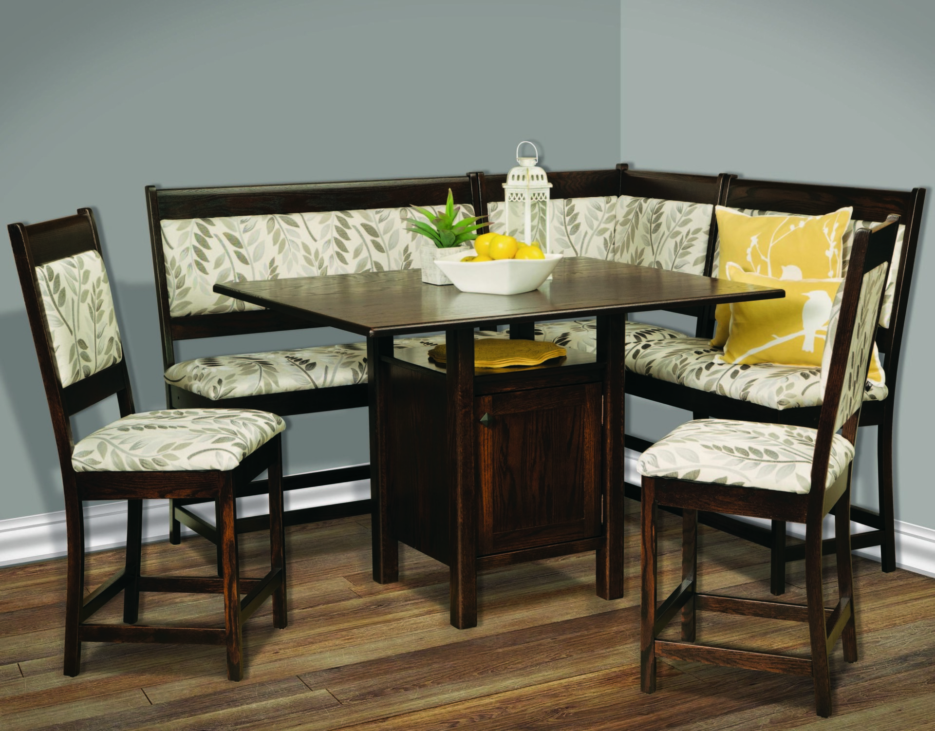 Amish High Country Nook Set - Brandenberry Amish Furniture Amish Furniture