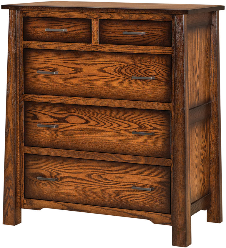 Amish Cambridge 5 Drawer Chest