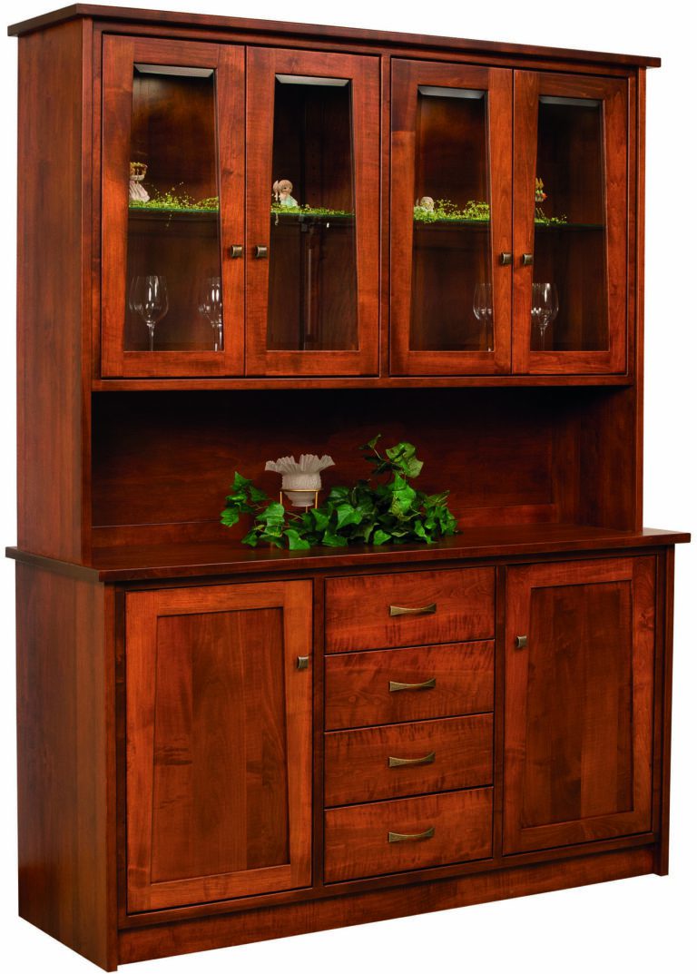 Amish Bayport 62 Inch Wide Hutch