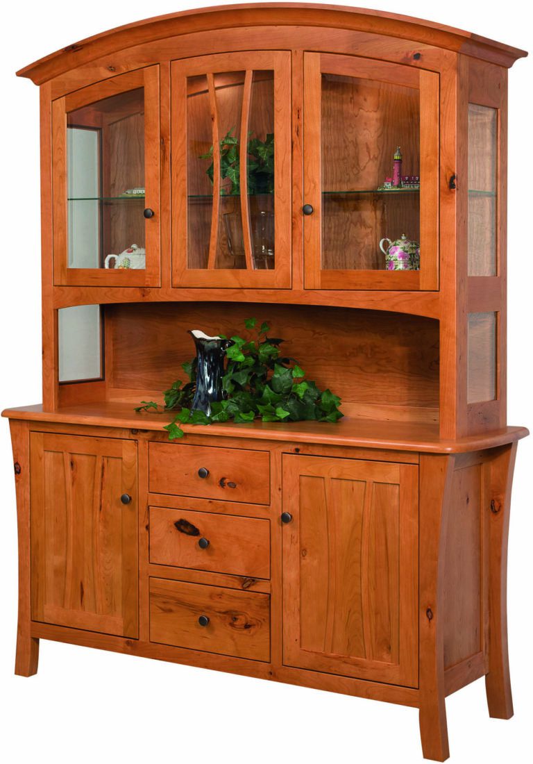 Amish Galveston Three Door Hutch