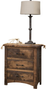 Barn Floor 3-Drawer Nightstand