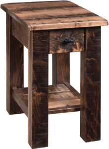 Barn Floor-Style Side Table