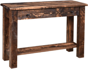 Barn Floor-Style Sofa Table