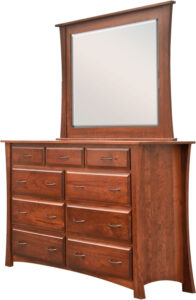 Cove Hardwood Dresser with Mirror