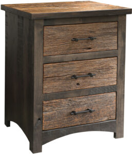 Reclaimed Barn Floor Hardwood Nightstand