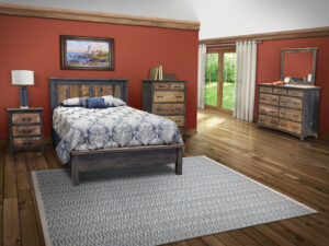 Reclaimed Barn Floor Bedroom Collection