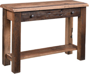 Reclaimed Post Mission Sofa Table