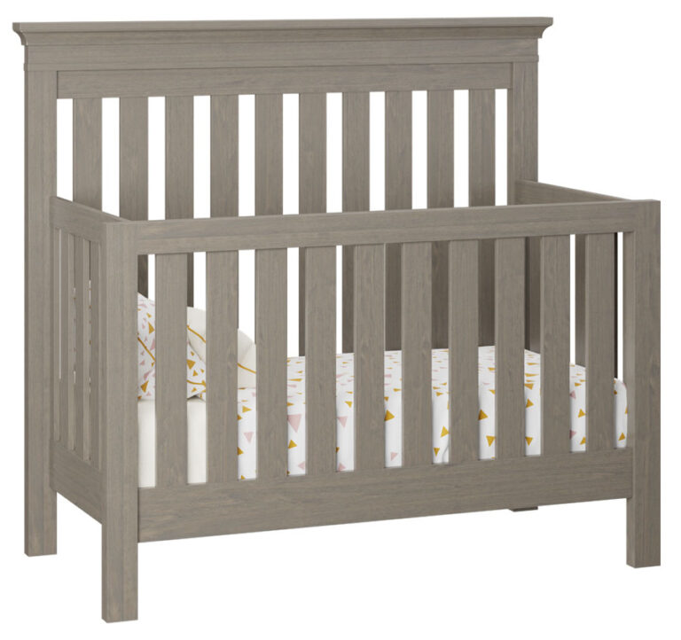 Custom Haven Crib Slat Back - Brown Maple - Driftwood