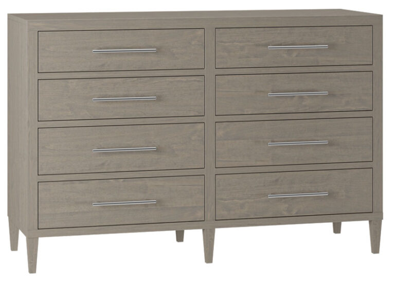 Custom Haven Tall Dresser - Brown Maple - Driftwood