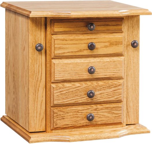 Queen Anne Dresser Top Jewelry Cabinet Amish Queen Anne Cabinet