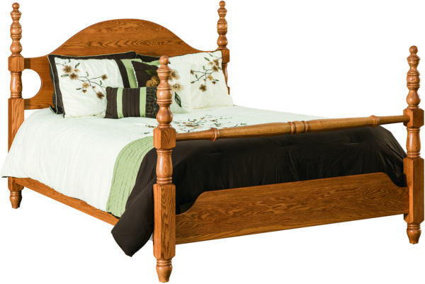 Plain Amish Four Post Bed | Brandenberry Amish Furniture