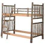 Amish Hickory Twin Bunk Bed