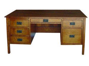 Amish Post Mission Flat Top Desk