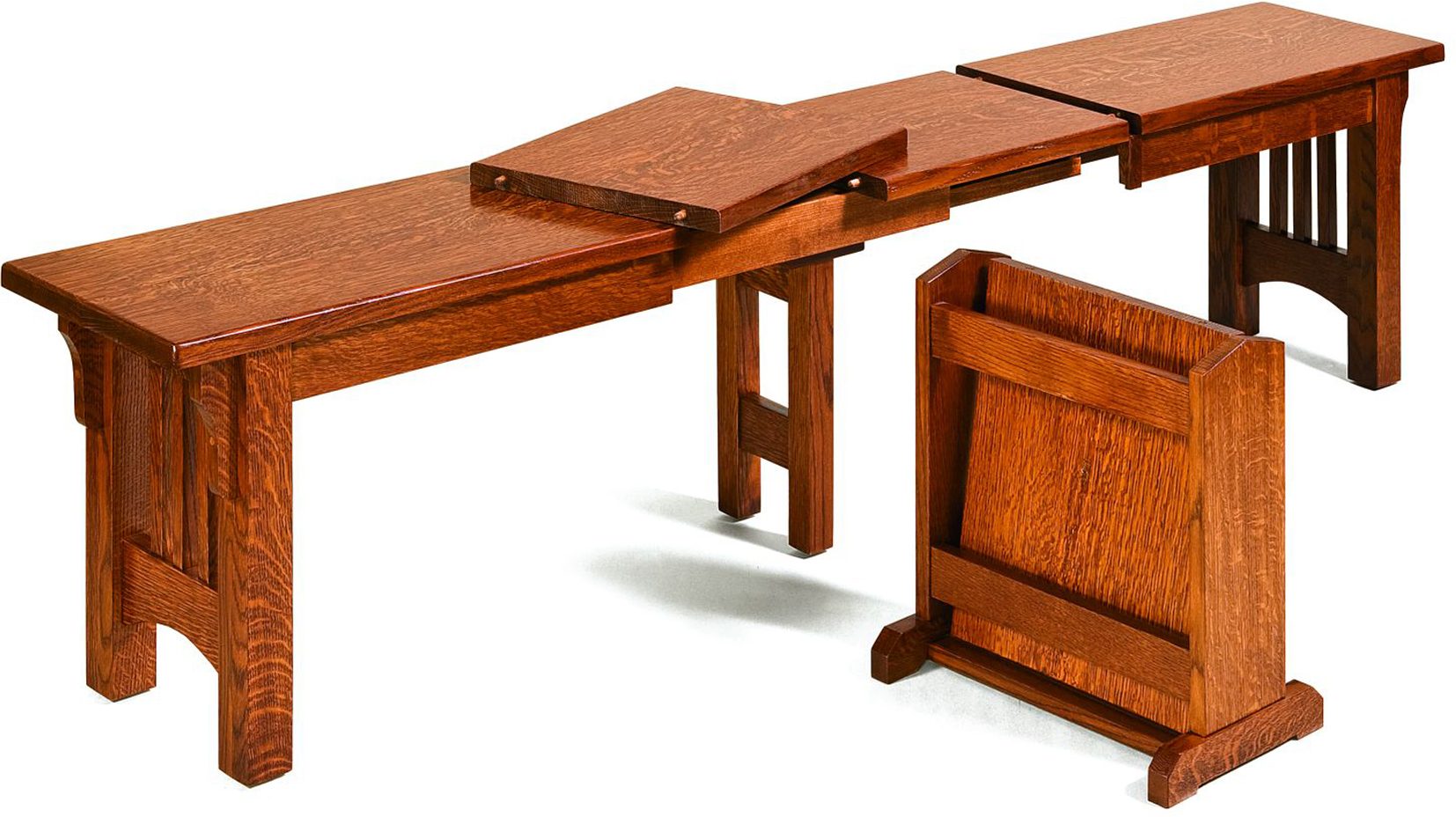 Mission Style Dining Benches