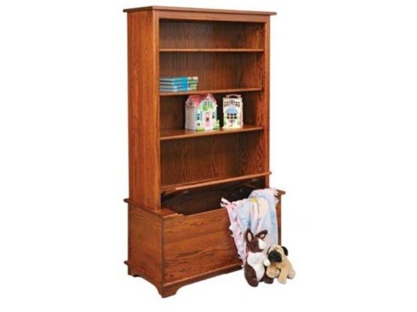 toy box and bookcase